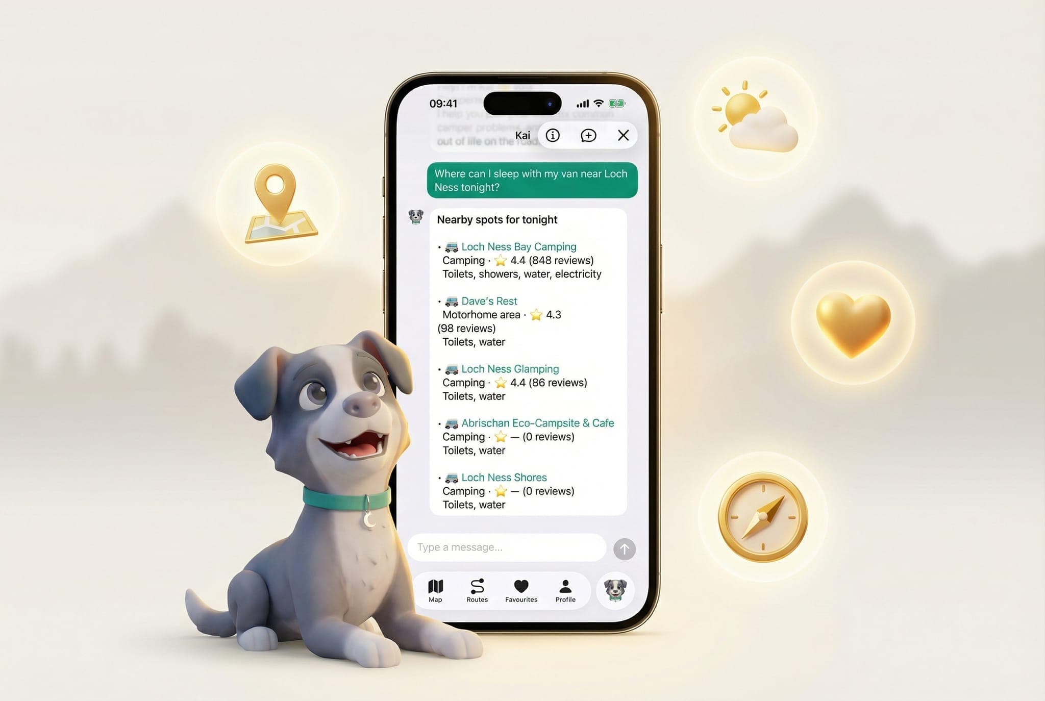 Kai, the Campernight AI assistant